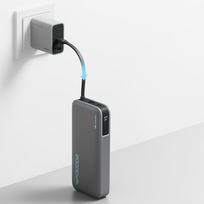 power bank - Cuktech CUKP200NGLDG, 20000mAh, 55W, pilkas (grey) - 4 nuotrauka