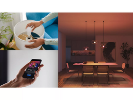 led lempute e27 - Philips Hue Essential A60 E27 8W 806lm Balta ir Spalvų Atmosfera (White and Color Ambiance) - 3 nuotrauka