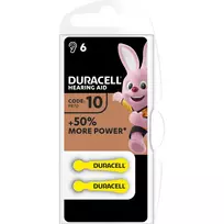 klausos aparatu baterijos - Duracell Activair A10-6BB Hearing Aid Batteries 6x - 2 nuotrauka