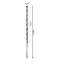 graztas betonui 18 mm - Grąžtas betonui Bosch 2608900222; 18x400x540 mm; SDS-max - 6 nuotrauka