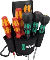 wera atsuktuvai - Atsuktuvų komplektas Wera 05136033001; 8 vnt.   krepšys - 5 nuotrauka