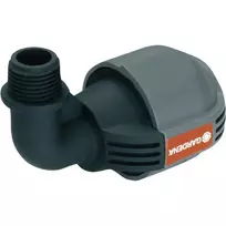laistymo zarna gardena 25mm - Gardena Sprinklersystem L-piece 25mm x 1/2" Male Thread - 2 nuotrauka