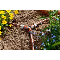 gardena laistymo - Gardena Two-way Hose Coupling Set 13mm 1/2" - 3 nuotrauka
