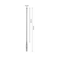 graztas betonui 6.5 mm - SDS-plus-7X grąžtas Bosch 6.5x400x465mm, 1 vnt. - 6 nuotrauka