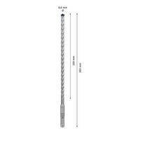 akmenys lt - SDS-plus-7X grąžtas Bosch 8x200x265mm, 10 vnt. - 6 nuotrauka