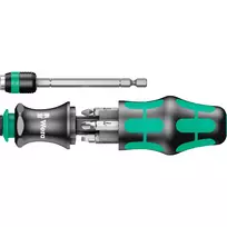 wera kraftform kompakt - Wera Wera Kraftform Compact 25 - Kombinuotas atsuktuvas su 6 bitai, su maišu - 5 nuotrauka
