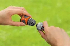 laistymo zarna 3 - Gardena 18214-50 Hose Fittings Water Stop 19mm 3/4" - 3 nuotrauka