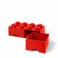 deze su stalciais - Daiktadėžė LEGO BRICK, raudonos sp., 50 x 25 x 18 cm., 940 ml - 2 nuotrauka