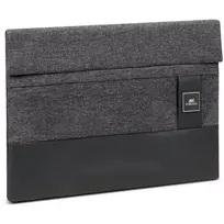 sleeve kompiuteriui - NB SLEEVE MACBOOK PRO/AIR 13/8802 BLACK MELANGE RIVACASE - 3 nuotrauka