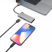 micro sd usb - Šakotuvas Hama USB-C - 2xUSB-A/USB-C/HDMI/SD/Micro SD Prekė - 00200110 - 3 nuotrauka