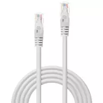 tinklo kabeliai utp cat 6 - Lindy Cat.6 U/UTP Network Cable 7.5m White - 2 nuotrauka