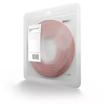 cat - Lindy Cat.6A S/FTP LSZH 10Gbit Network Cable 0.3m Red - 3 nuotrauka
