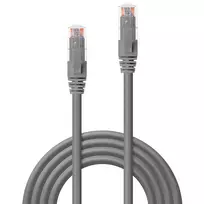tinklo kabeliai utp cat 6 - Lindy Cat.6 U/UTP LSZH Network Cable 2m Grey - 2 nuotrauka