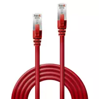 lindy cat6a - Lindy Cat.6 S/FTP LSZH Network Cable 0.5m Red - 2 nuotrauka