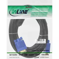 adapteriai vga - Kabelis InLine D-Sub (VGA) - D-Sub (VGA) 7m juoda (17723S) - 2 nuotrauka