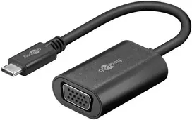 vga kabelis - Goobay USB-C į VGA adapteris [USB-C™, VGA lizdas] - 2 nuotrauka