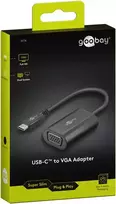 vga kabelis - Goobay USB-C į VGA adapteris [USB-C™, VGA lizdas] - 6 nuotrauka