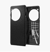 oneplus telefonai - Spigen "Liquid Air OnePlus 12" Matte Black - 6 nuotrauka