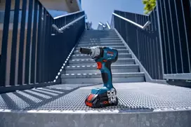 bosch smuginis suktuvas - Smūginis veržliasukis Bosch GDS 18V-330 HC Professional; 18 V (be akumuliatoriaus ir pakrovėjo)   L-BOXX 136 - 9 nuotrauka