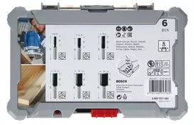 frezos - Bosch 2607017465 frezų rinkinys 6 vnt. - 2 nuotrauka