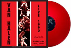 lp ploksteles - Vinilinė plokštelė LP VAN HALEN „Live At Selland Arena Fresno 1992“ (Red Vinyl) (2LP) - 2 nuotrauka