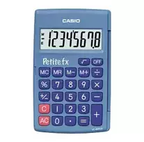 pocket 5 - Mokyklinis skaičiuotuvas CASIO LC-401, 120 x 151.5 x 7.3 mm, mėlyna - 2 nuotrauka