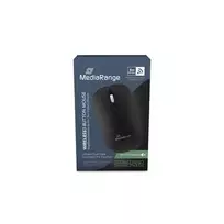 bluetooth mygtukai - MOUSE USB OPTICAL WRL 4-BUTTON/BLACK MROS267 MEDIARANGE - 2 nuotrauka