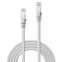 pvc tinklai - Lindy Cat.6 U/UTP PVC Network Cable 7.5m White - 2 nuotrauka