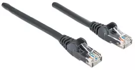 utp cat6 juodas - Intellinet CAT 6 UTP Cable Black 0.5m - 3 nuotrauka