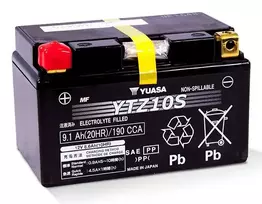 12v 190a - YUASA YTZ10S YUASA 12V 9,1Ah 190A K+ - 2 nuotrauka