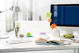 3m lipni - Lipnių lapelių mini kubas Post-It, 51x51 mm, 400 lapelių, geltonų atspalvių - 2 nuotrauka