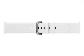 samsung watch apyrankes 20mm - Samsung 20mm Leather Strap for Watch Active 2 White - 2 nuotrauka