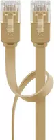 kabelis cat6 1m - goobay Patch cable Cat6 U/UTP flat ruda 1,00m - bright ruda - 4 nuotrauka
