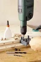 irankis - wolfcraft Universalus medienos kaiščių rinkinys, 4645000 - 6 nuotrauka