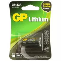 licio baterija cr123a - GP CR123A Lithium Battery, 3V, 1 vnt. - 4 nuotrauka