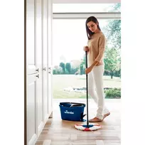 vileda easy wring clean - Grindų plovimo rinkinys Vileda Turbo Easy Wring & Clean, mėlynas/juodas, 15 l - 2 nuotrauka