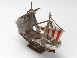 3d delione - Revell 3D dėlionė One Piece Going Merry (Flying Lamb), 00270 - 3 nuotrauka