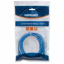 tinklo kabeliai utp cat 6 - Intellinet CAT 6 UTP Cable Blue 2m - 2 nuotrauka