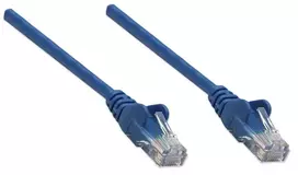 tinklo kabeliai utp cat 6 - Intellinet CAT 6 UTP Cable Blue 2m - 3 nuotrauka
