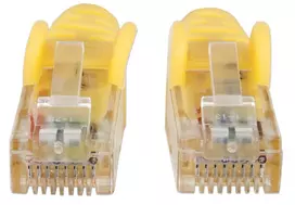 tinklo kabeliai utp cat 6 - Intellinet CAT 6 UTP Cable Yellow 1m - 4 nuotrauka