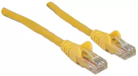 tinklo kabeliai utp cat 6 - Intellinet CAT 6 UTP Cable Yellow 1m - 5 nuotrauka