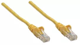 rj45 kabelis 3m - Intellinet CAT 5e UTP Patch Cable Yellow 3m - 3 nuotrauka