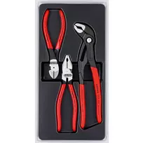 ploksciosios reples - Plokščių replių komplektas Knipex 00 20 10, 3 vnt. - 2 nuotrauka