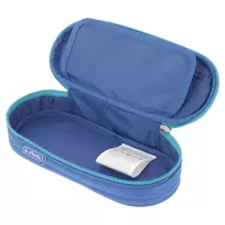 herlitz penalas - Herlitz Pencil Pouch Oval Blue/11415916 - 4 nuotrauka