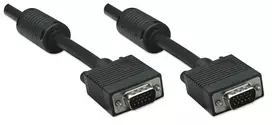adapteriai vga - Manhattan Monitor Cable VGA to VGA Black 15m - 4 nuotrauka