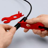 saules modulis 4 - Knipex 97 49 66 2 ,  2 dalių veržliarakčių rinkinys MC4 jungtims - 4 nuotrauka