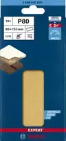 80 slifavimo padas - Šlifavimo lapas Bosch Expert C470, 80, 13.3 cm x 8 cm, 10 vnt. - 2 nuotrauka
