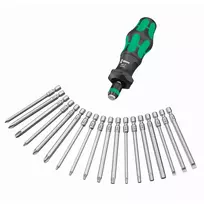 wera kraftform kompakt - Atsuktuvo rankena Wera Kraftform Kompakt Turbo Imperial 1   sukimo antgaliai - 4 nuotrauka