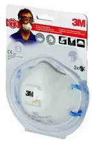 3m kaukes - Respiratorius, su vožtuvu 3M 8822C3, 3 vnt - 2 nuotrauka