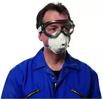 3m kaukes - Respiratorius, su vožtuvu 3M 8822C3, 3 vnt - 4 nuotrauka